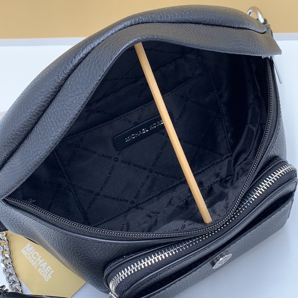 MICHAEL KORS 
Maisie Large Pebbled Leather 2-in-1 Waistpack Fannypack Crossbody - Picture 11 of 16